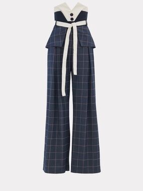 Flared Thin Denim Pants With Corset Waistband